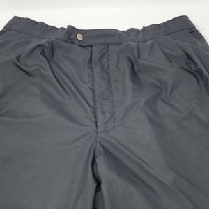 DryJoys By FootJoy Vintage Waterproof‎ Black Golf Rain Pants Large
